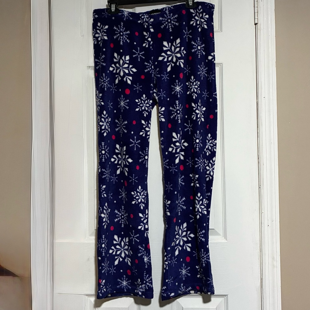Joe Boxer Women's Navy Snowflake Pajama Pants